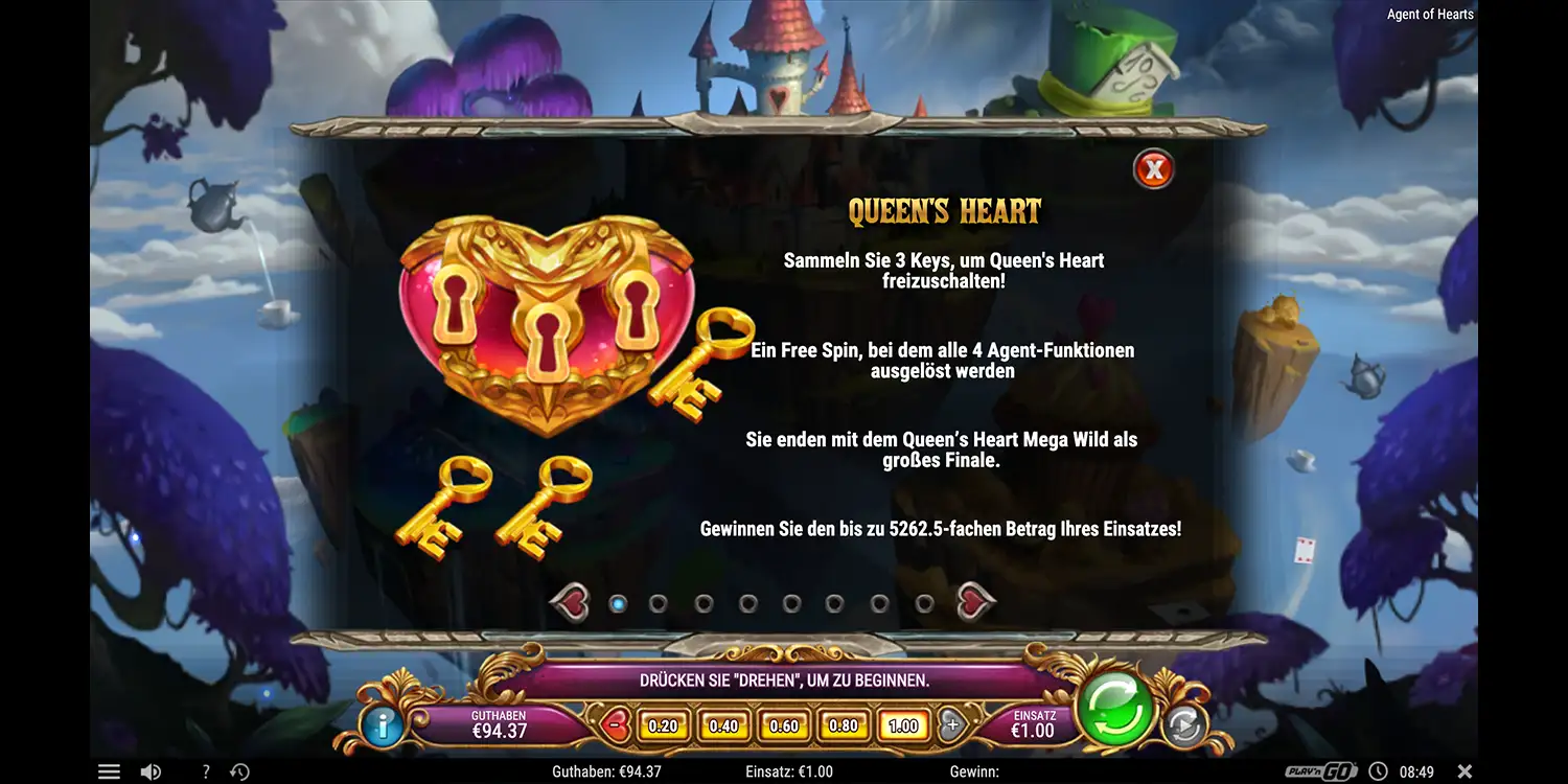 Queen's Heart bei Agent of the Hearts