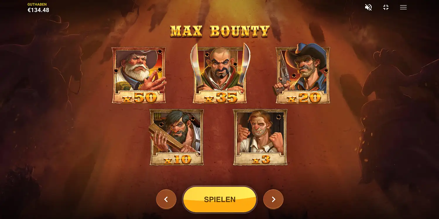 Max Bounty bei Bounty Raid