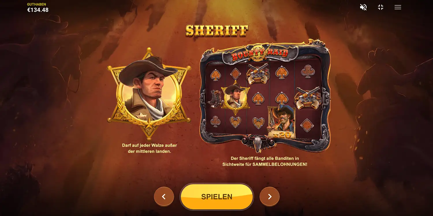 Sheriff bei Bounty Raid