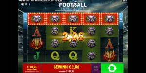 Gewinn Freispiele 5x Symbol bei Football Super Spins