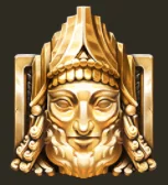 Goldene Königs-Statue