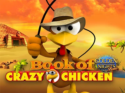 Titelbild zum Slot mit dem verrückten Huhn mit Peitsche