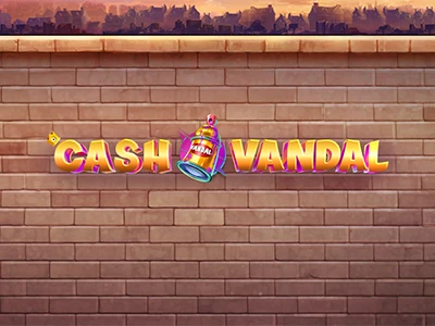 Mauer mit Schriftzug "Cash Vandal" und einer goldenen Spraydose