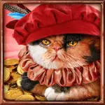 Katze mit rotem Hut