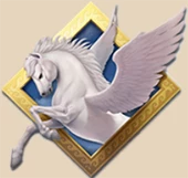Symbol "geflügeltes Pferd"