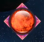 Symbol rot bei Crystal Sun