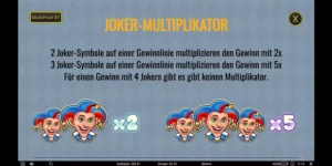 Joker-Multiplikator bei Multifruit 81