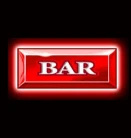Rotes Bar-Symbol
