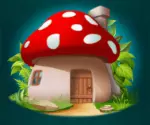 Pilzförmiges Haus
