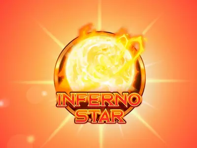 Die tobende Sonne hinter dem Inferno Star Schriftzug