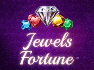 Diamanten über dem Jewels Fortune Schriftzug.
