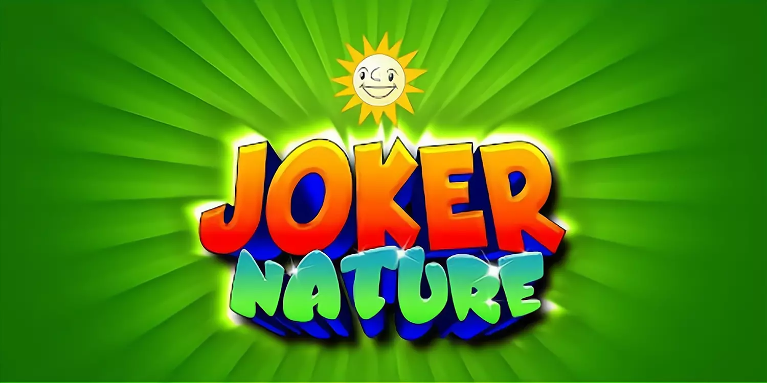 Der Joker Nature Schriftzug mit der Merkur Sonne auf grünem Hintergrund. 