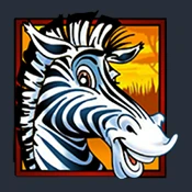 Lächelndes Zebra