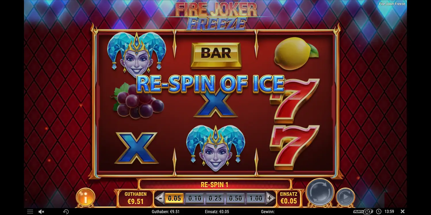 Respin of Ice bei Fire Joker Freeze