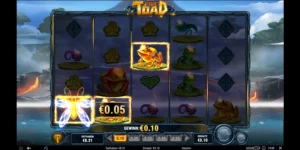 Gewinn mit 1x Wild-Symbol bei Fire Toad