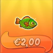 Fisch mit Geldgewinn von 2,00 Euro
