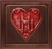 Rotes Herz-Symbol