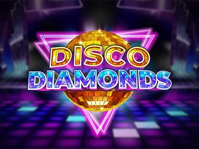 Discokugel und Schriftzug "Disco Diamonds" vor Dancefloor