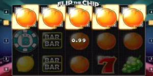 Mehrere Orangen-Symbole führen bei Flip the Chip zum Gewinn.