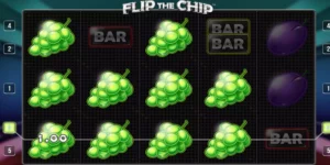 Mehrere Trauben-Symbole führen bei Flip the Chip zum Gewinn.