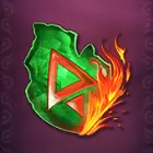 Rotgrünes Dreieck