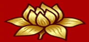 Goldene Lotus-Blume
