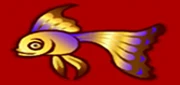 Gelb-Lila Fisch