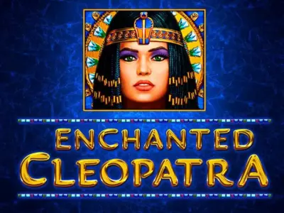 Enchanted Cleopatra Schriftzug mit Cleopatra-Symbol