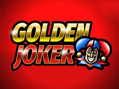 Lachender Joker neben Schriftzug "Golden Joker"