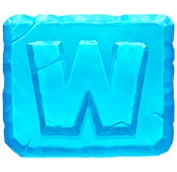 Blaues W (Wild Symbol)