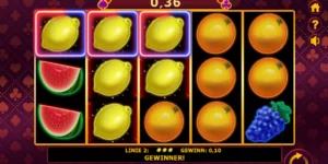 Mehrere Zitronen führen bei Joker X zum Gewinn.