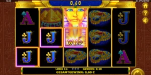 Mehrere J-Symbole führen bei Pharaohs Gold 20 zum Gewinn.