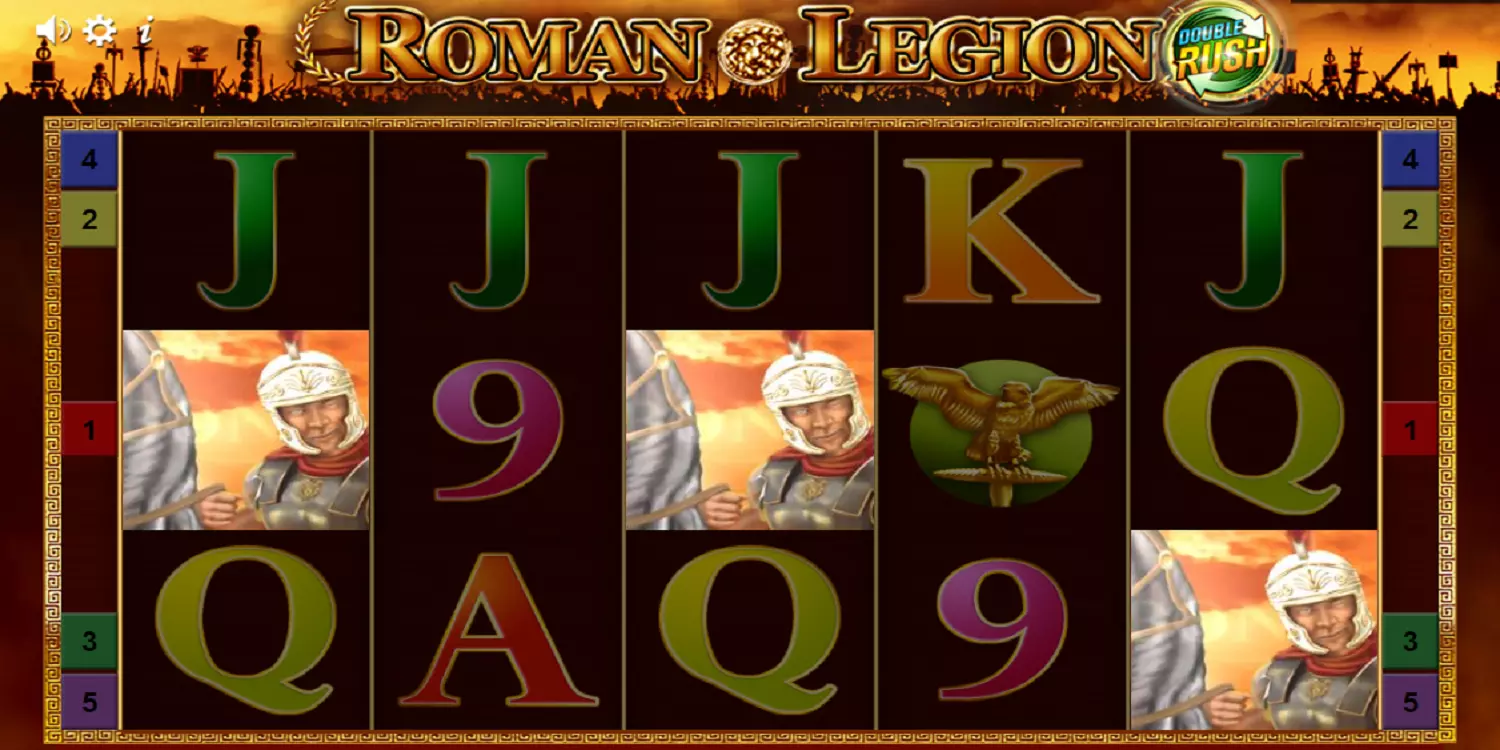 3 Scatter-Symbole führen bei Roman Legion Double Rush direkt in die Freispiele. 