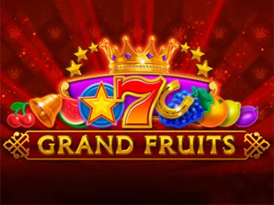 Diverse Früchte und Schriftzug "Grand Fruits"