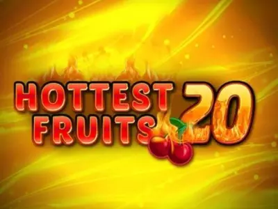 Hottest Fruits 20 Schriftzug mit Kirschen
