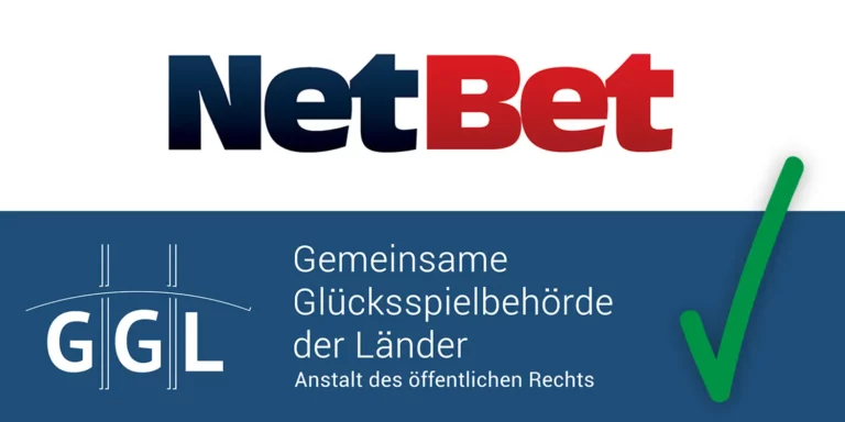 Das Netbet Logo und darunter das Logo der GGL