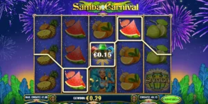 Mehrere Melonen führen bei Samba Carnival zum Gewinn.