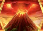 Ausbrechender Vulkan