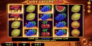 Mehrere Trauben-Symbole führen bei Hot Fruits 40 zum Gewinn.