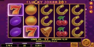 Mehrere 7-Symbole führen bei Lucky Joker 20 zum Gewinn.