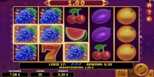 Mehrere Trauben-Symbole führen bei Lucky Joker 20 zum Gewinn.
