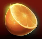 Eine angeschnittene Orange