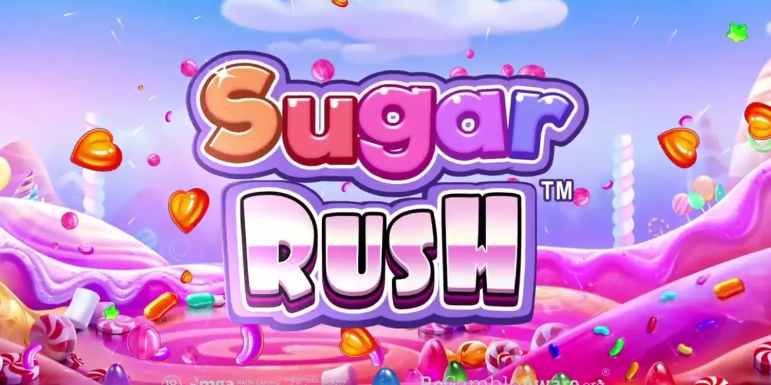 Bunter Sugar Rush Schriftzug 