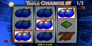 Mehrere Pflaumen führen bei Triple Triple Chance Double Play zum Gewinn.