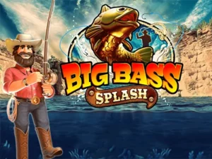 Titelbild zu Big Bass Splash mit dem Angler und dem Fisch