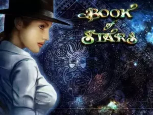Book of Stars Schriftzug neben einer jungen Frau