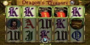Mehrere K-Symbole und das Wild-Symbol führen bei Dragons Treasure Extra Spins zum Gewinn.