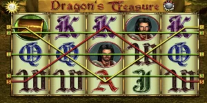 Die Gewinnlinien von Dragons Treasure Extra Spins.