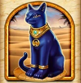 Katze mit ägyptischem Schmuck