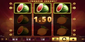 Mehrere Melonen-Symbole führen bei Respin Joker zum Gewinn.